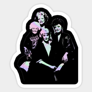 the golden girls- holographic Sticker